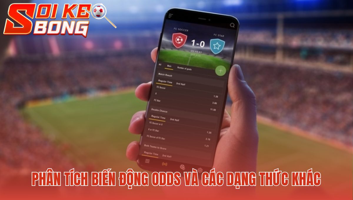 Xem tỷ lệ cá cược bóng đá qua sự biến động của odds