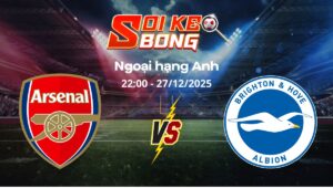 Soi kèo Arsenal vs Brighton