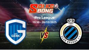 Soi kèo Genk vs Club Brugge