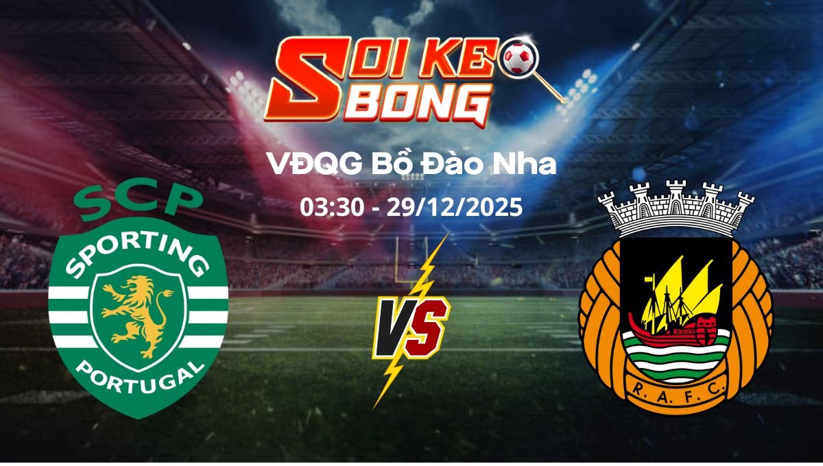 Soi kèo Sporting vs Rio Ave