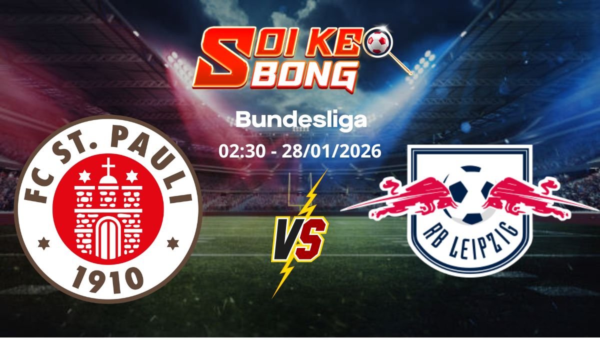 Soi kèo St Pauli vs Leipzig